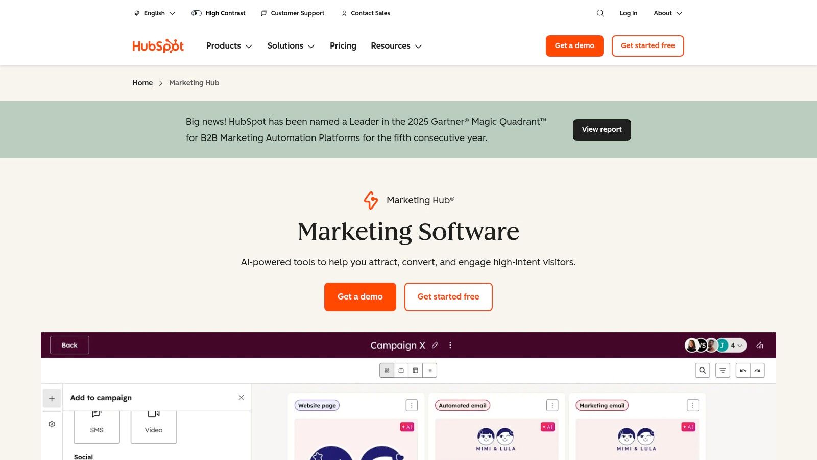 HubSpot Marketing Hub