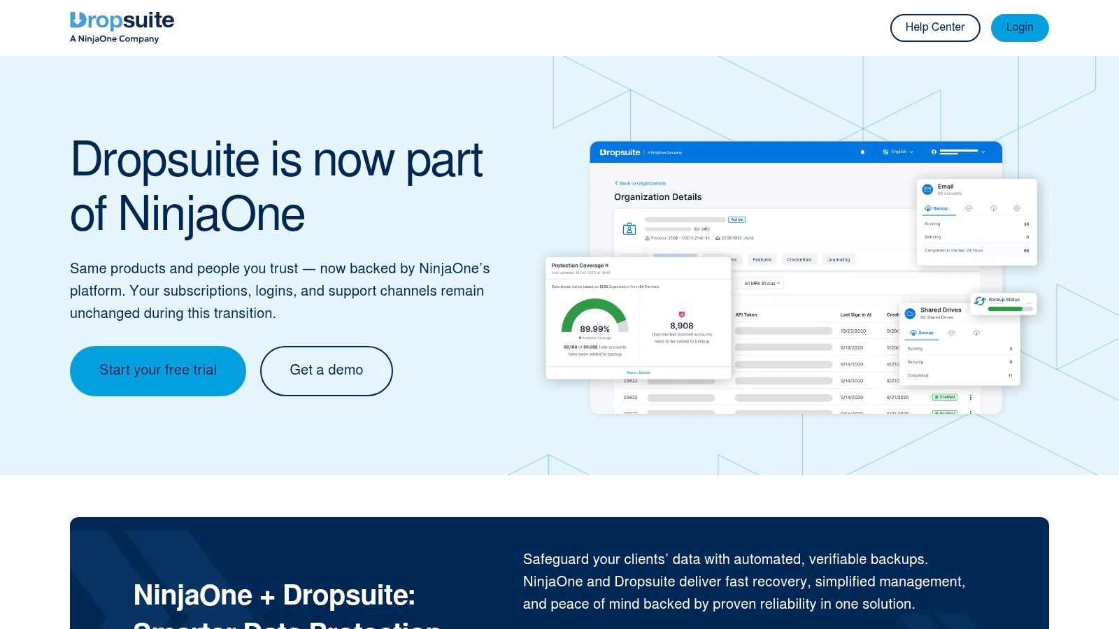 Dropsuite Email Backup