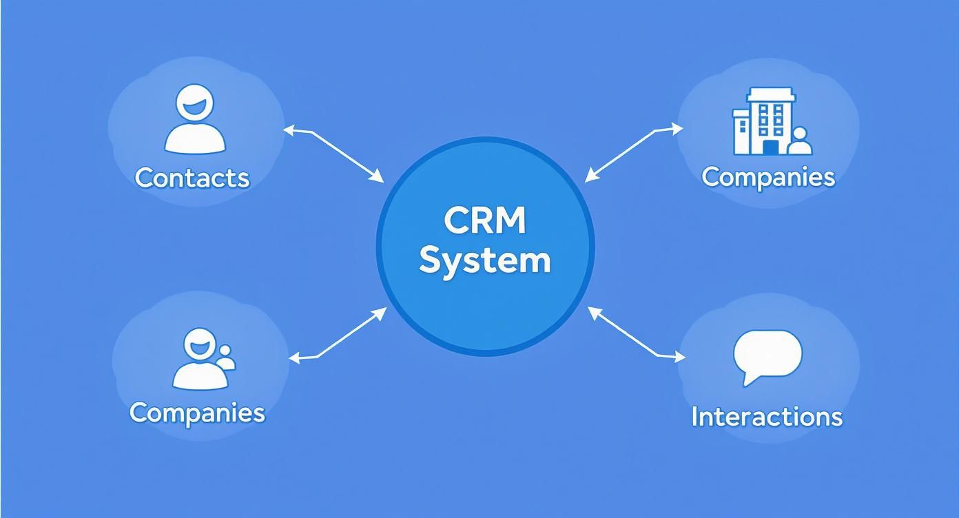 Infographic about notion crm template
