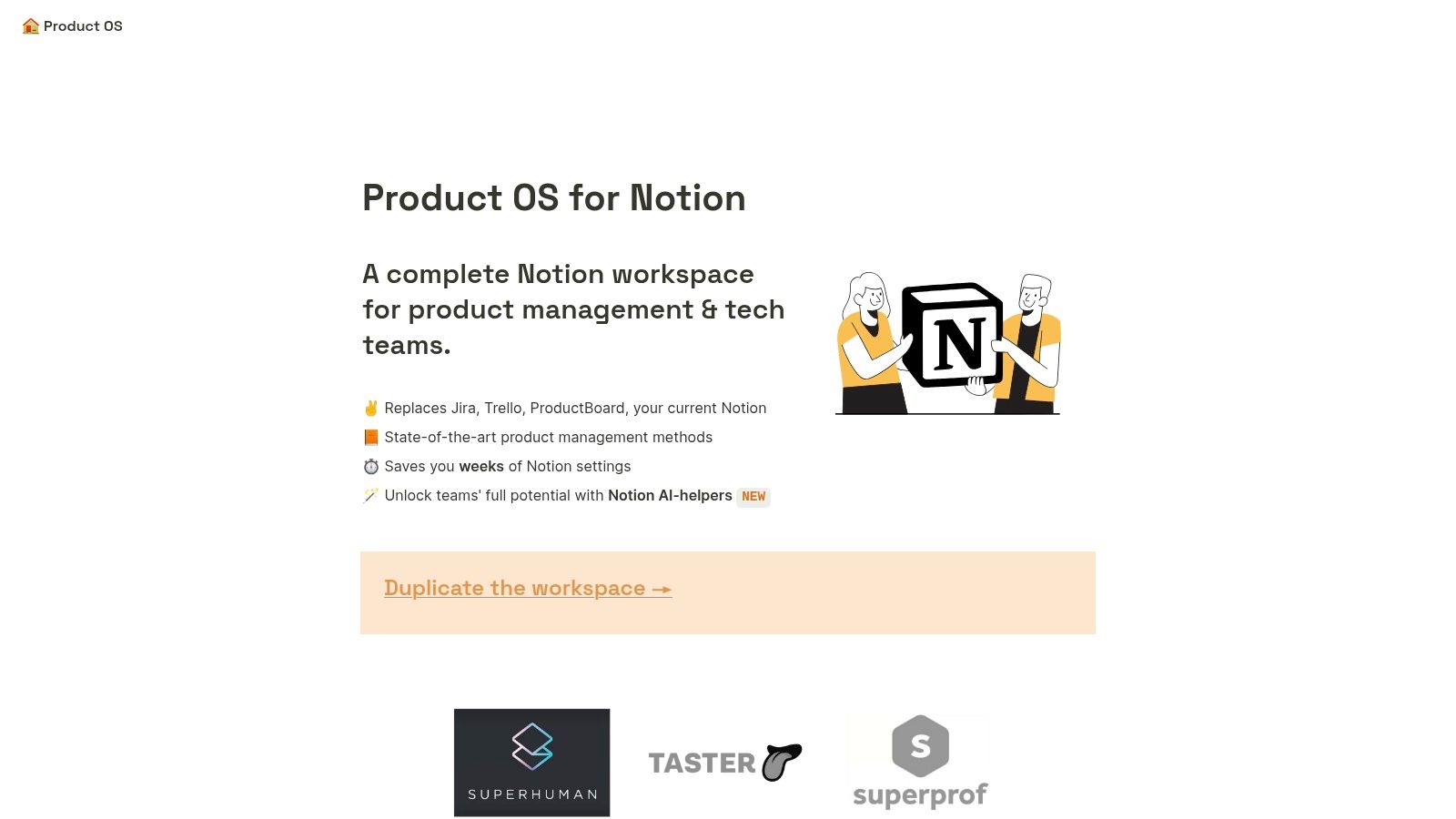 Product OS — Product Management OKR Template