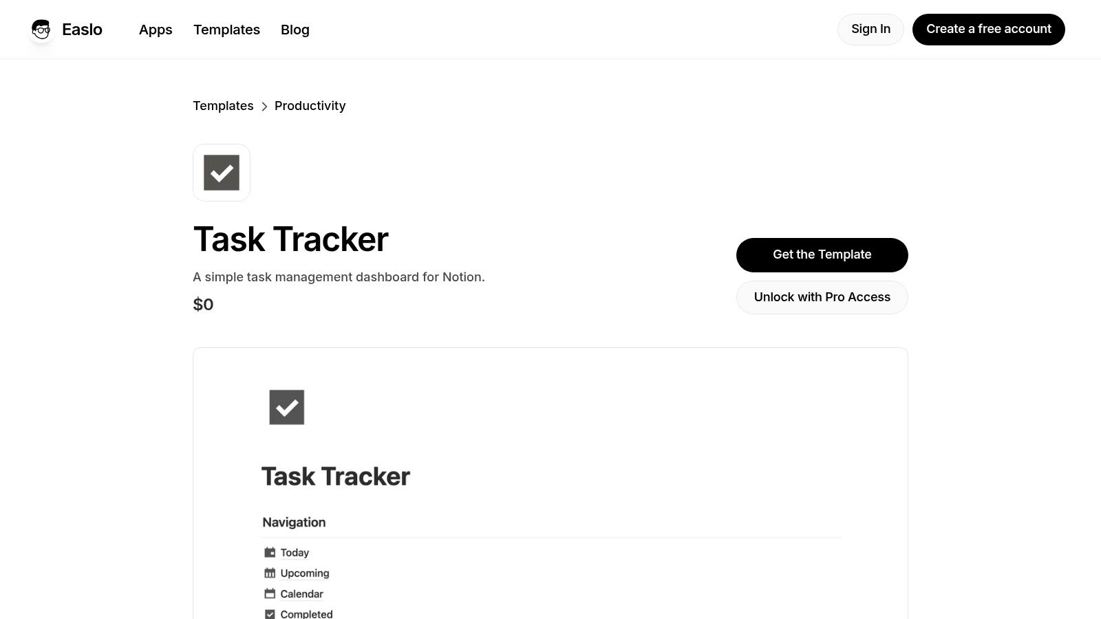 Easlo - Task Tracker
