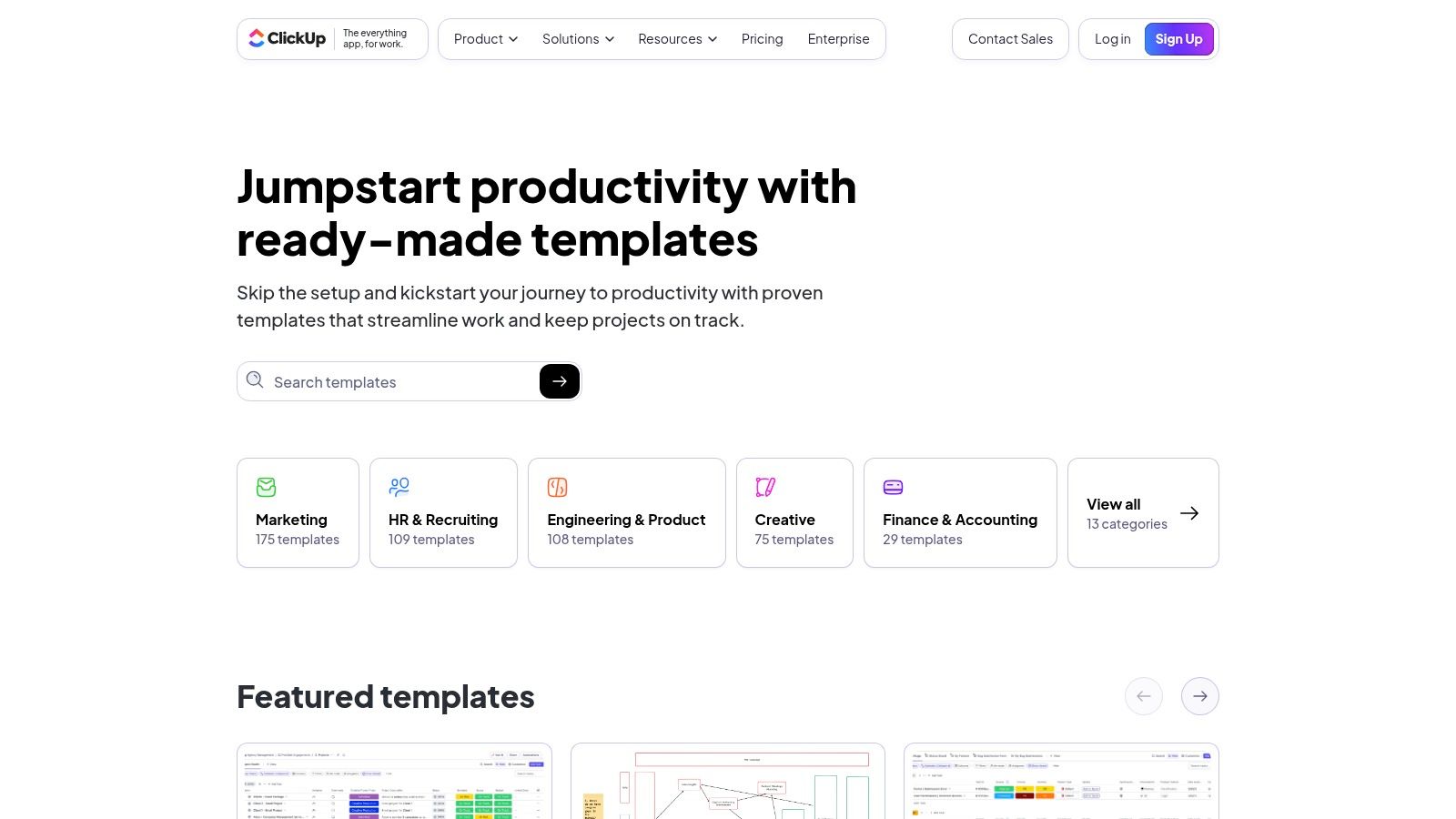 ClickUp Templates